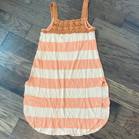 🆕 FREE PEOPLE Luca Crochet Stripe Tunic - Picture 3 of 5